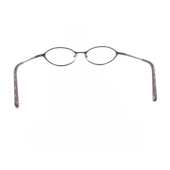 Coach Aimee 402 Titanium Purple Oval Eyeglasses Frames 51-17 135 Designer Women - Picture 5 of 12